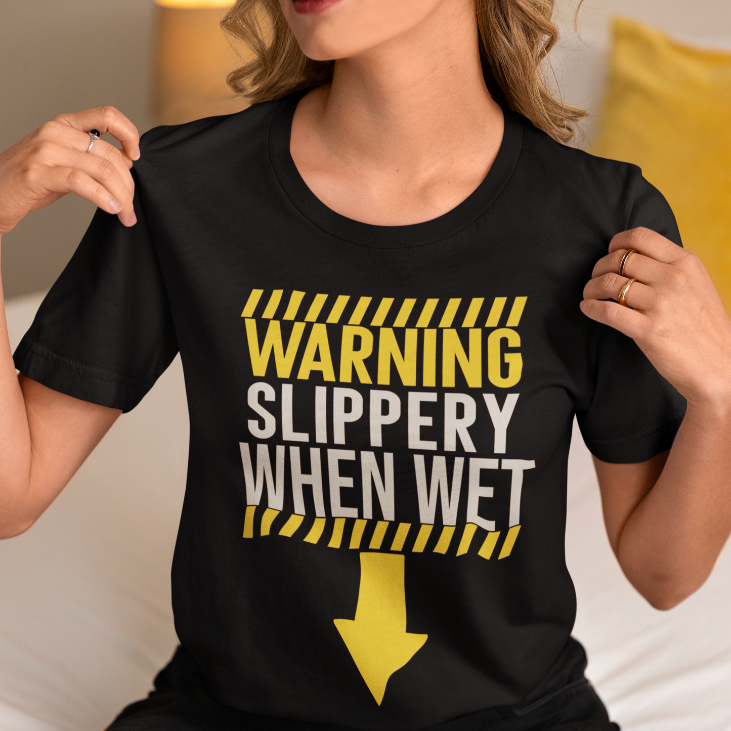 SLIPPER WHEN WET