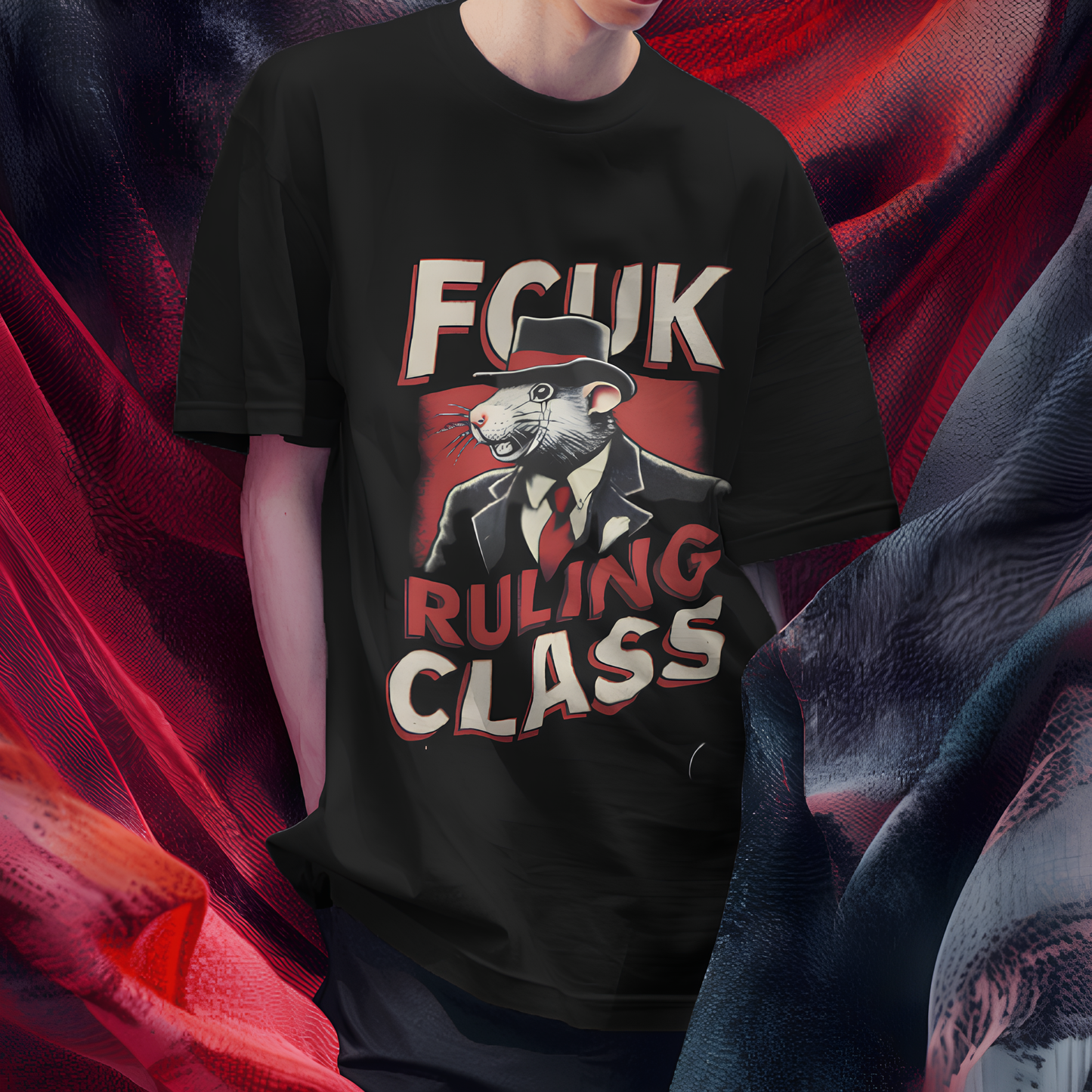Oversized 'FCUK Ruling Class'