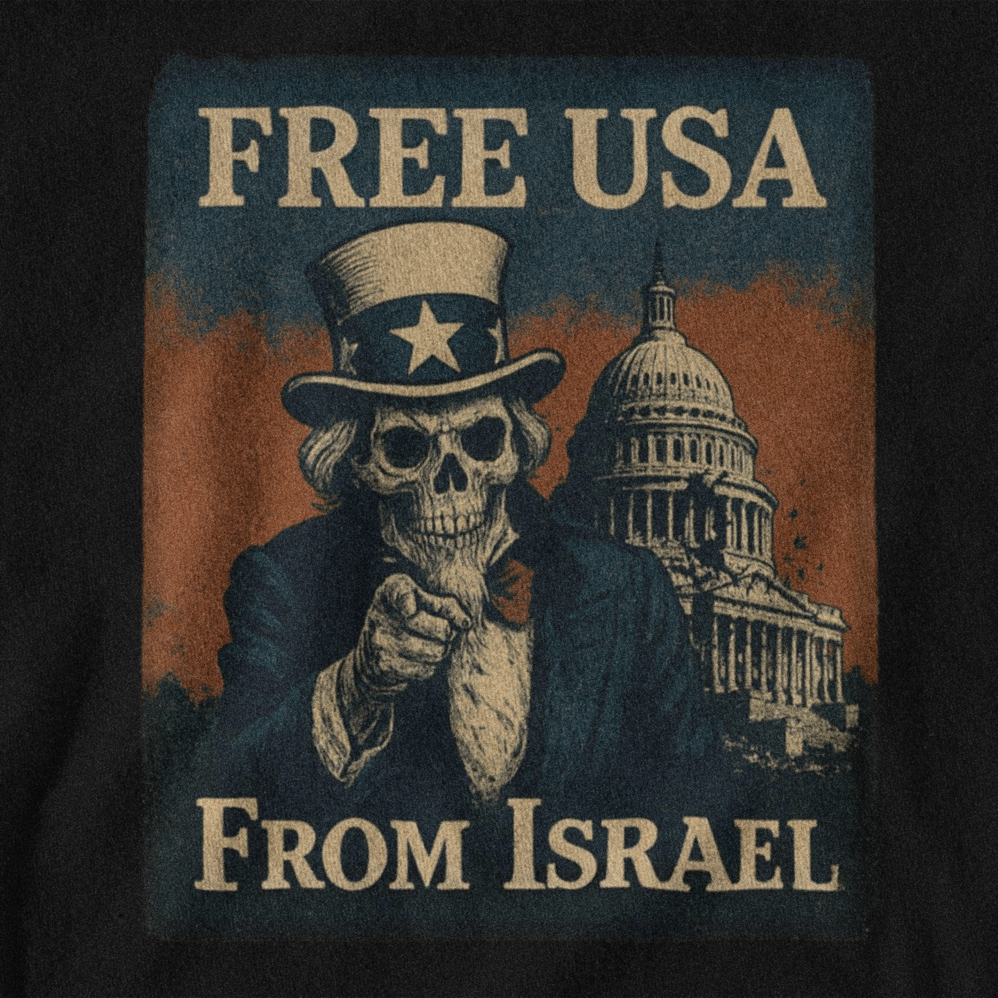 FREE USA FROM ISRAEL - TSHIRT