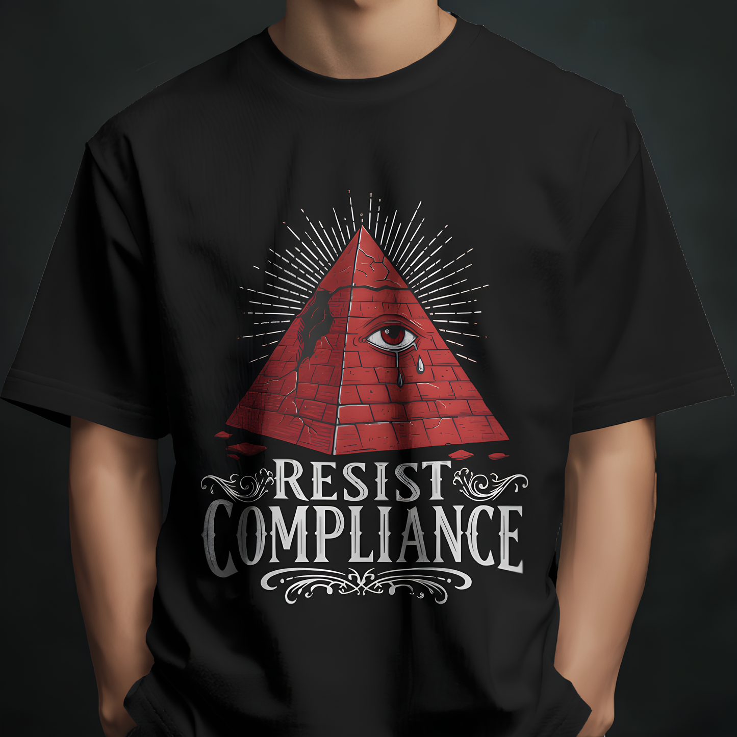 Oversized 'Resist Compliance'