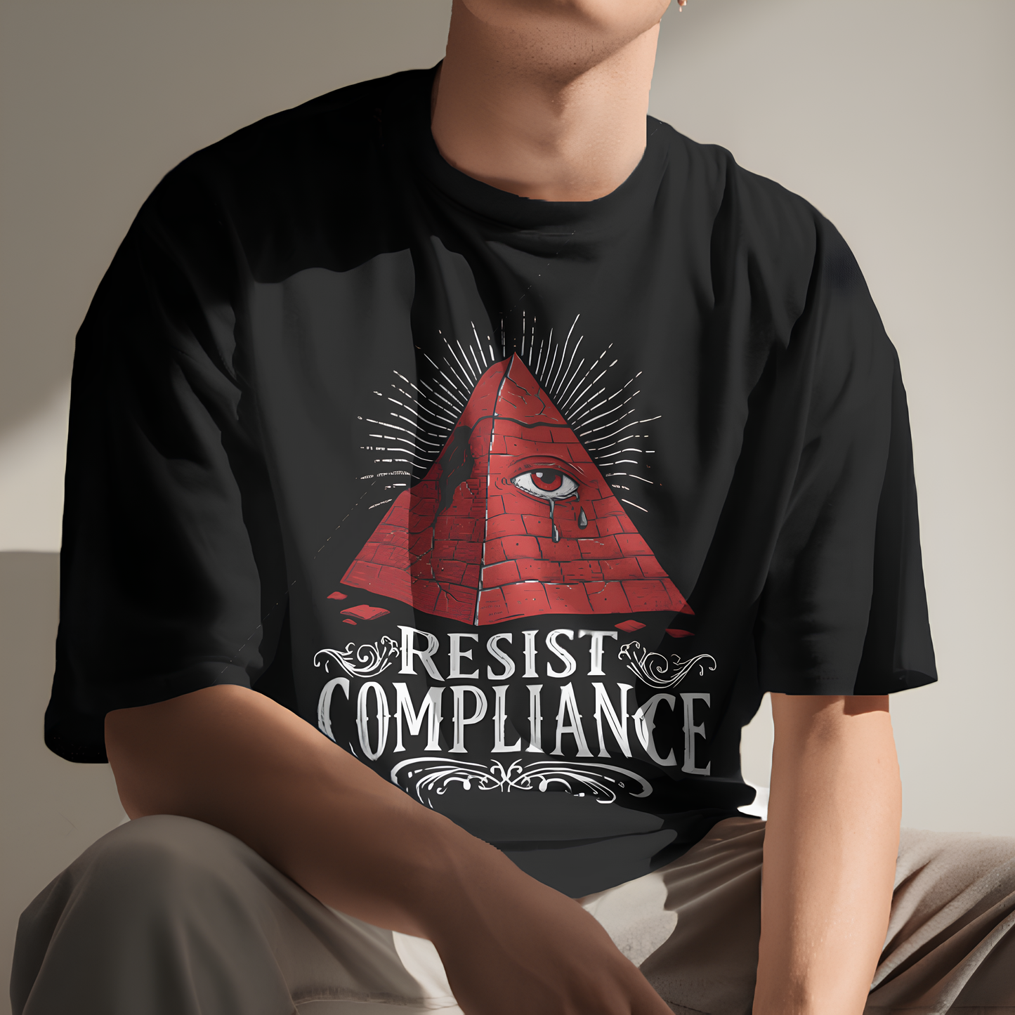 Oversized 'Resist Compliance'
