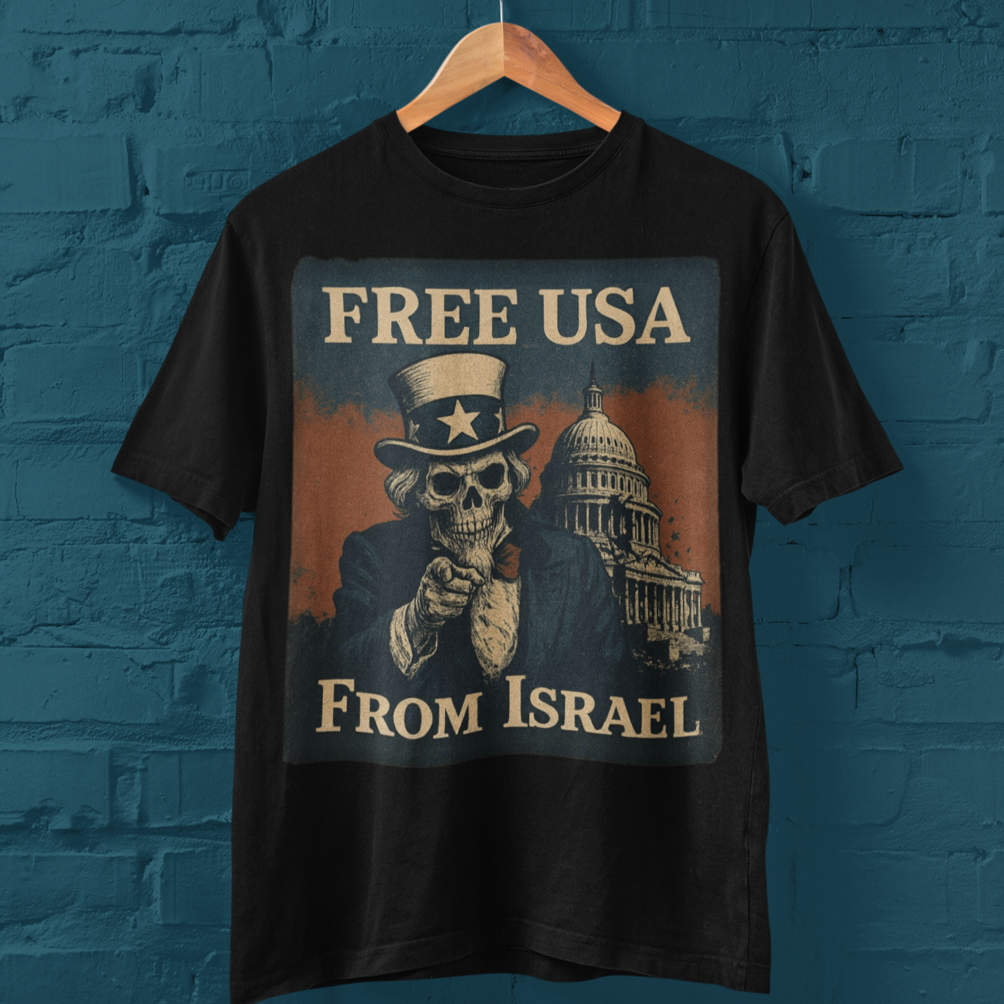 FREE USA FROM ISRAEL - TSHIRT
