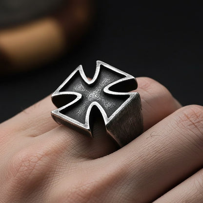 Heavy Iron Cross Ring (24g)