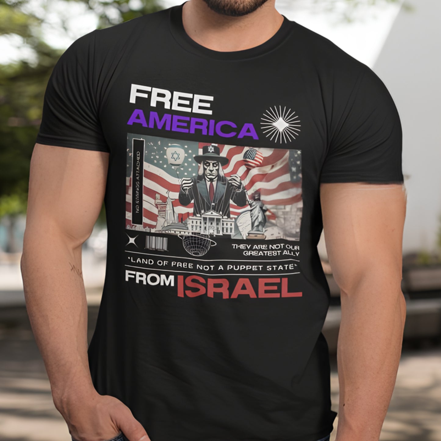 Free America from Israel' Unisex T-Shirt