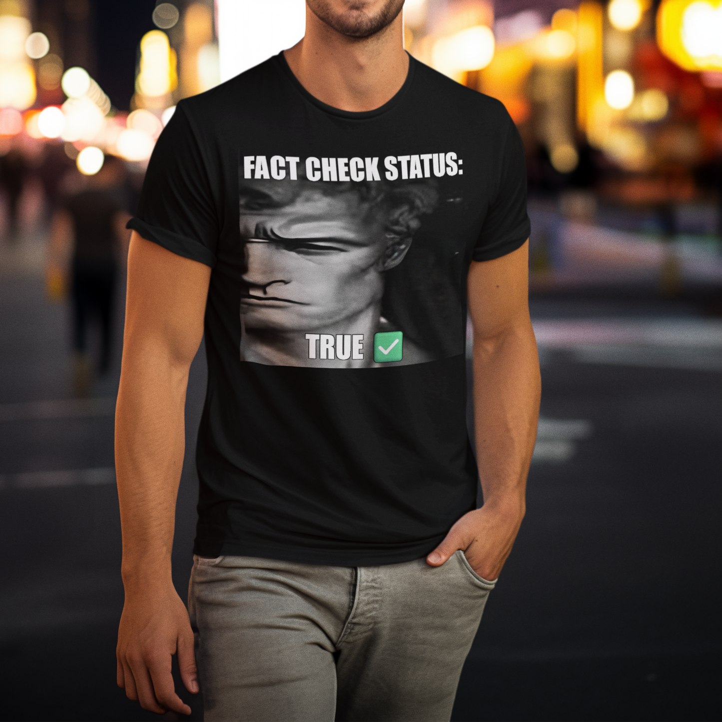 'Fact Check Status' Unisex T-Shirt