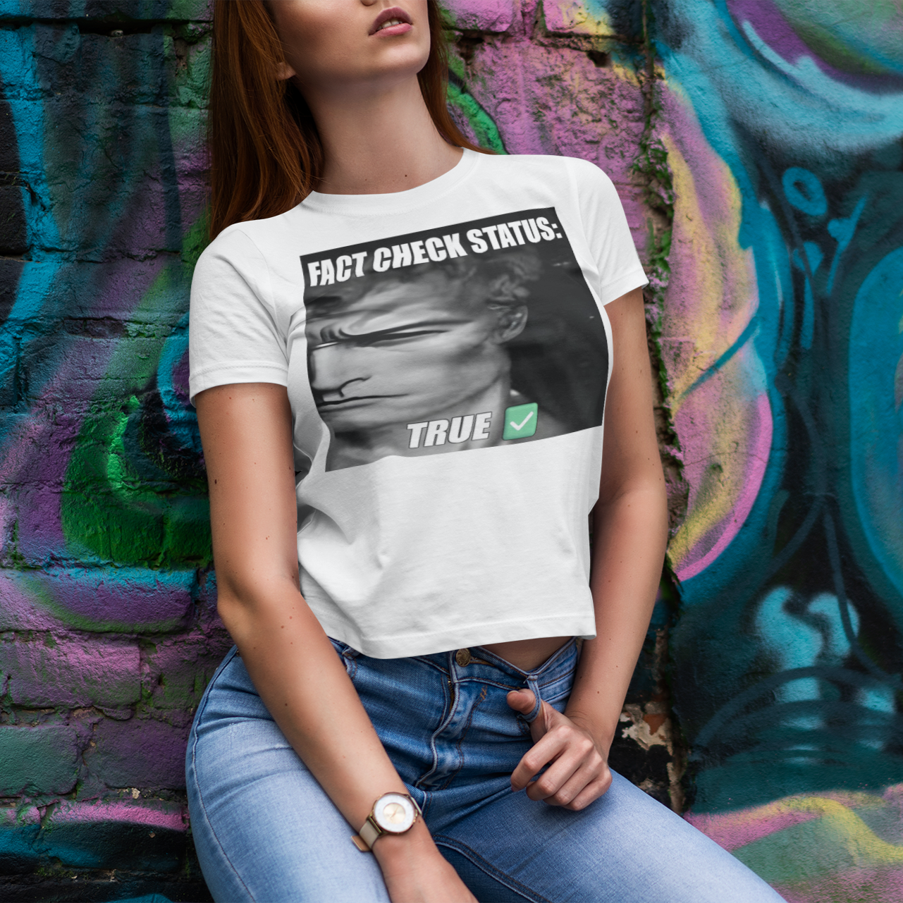 Fact Check Status' Unisex T-Shirt