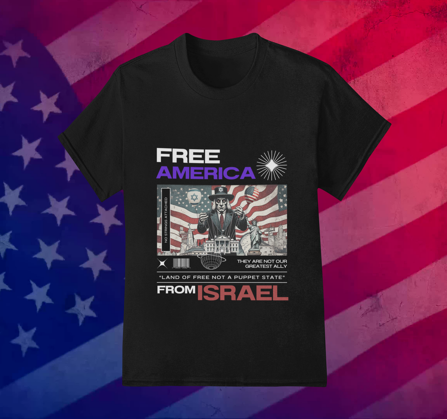 'Free America from Israel' Unisex T-Shirt