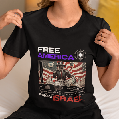 'Free America from Israel' Unisex T-Shirt