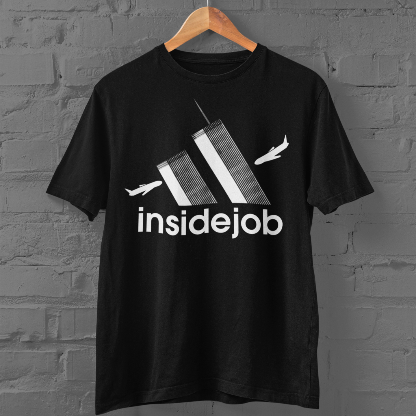 'Inside Job' Unisex Tee (Black)