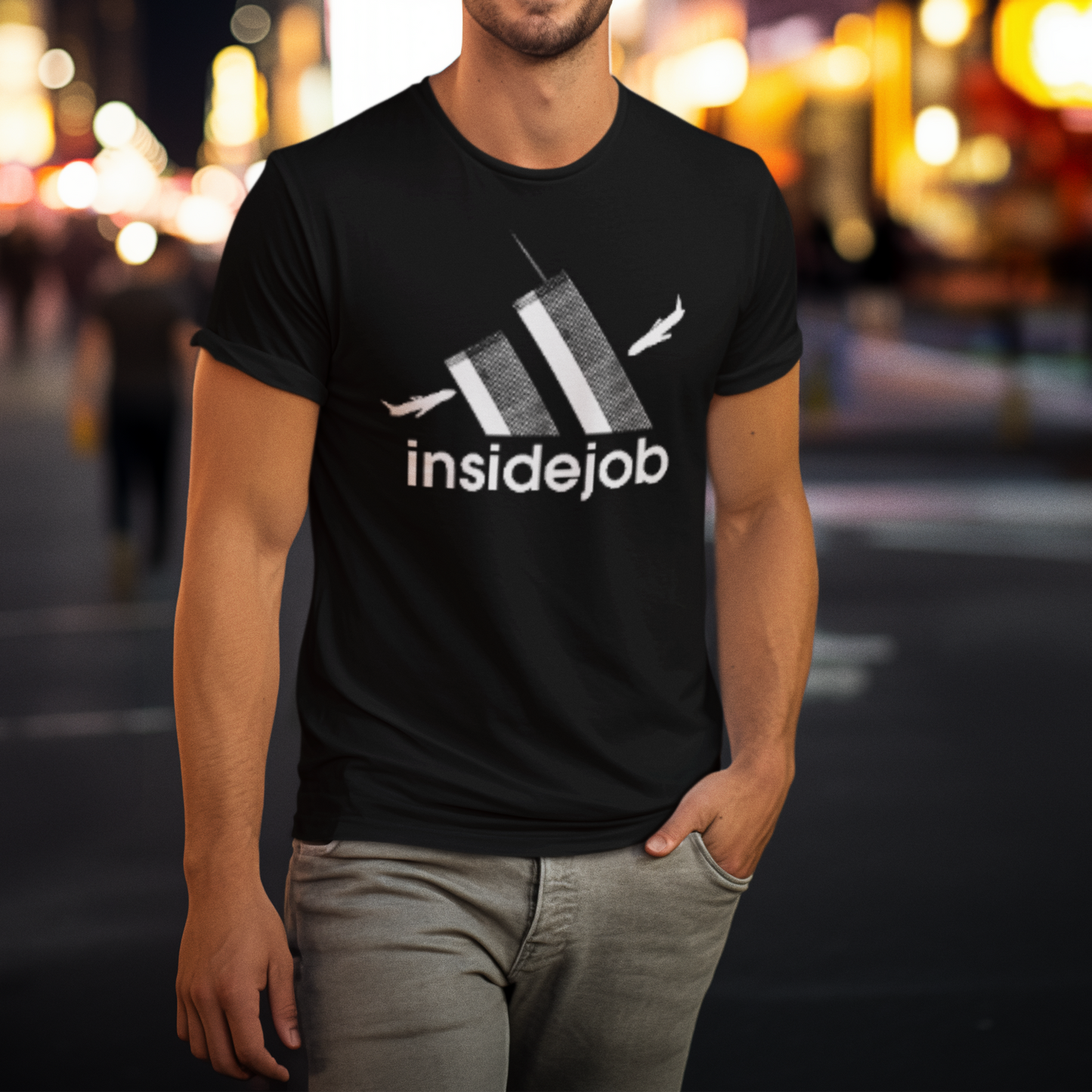 Inside Job' Unisex Tee (Black)