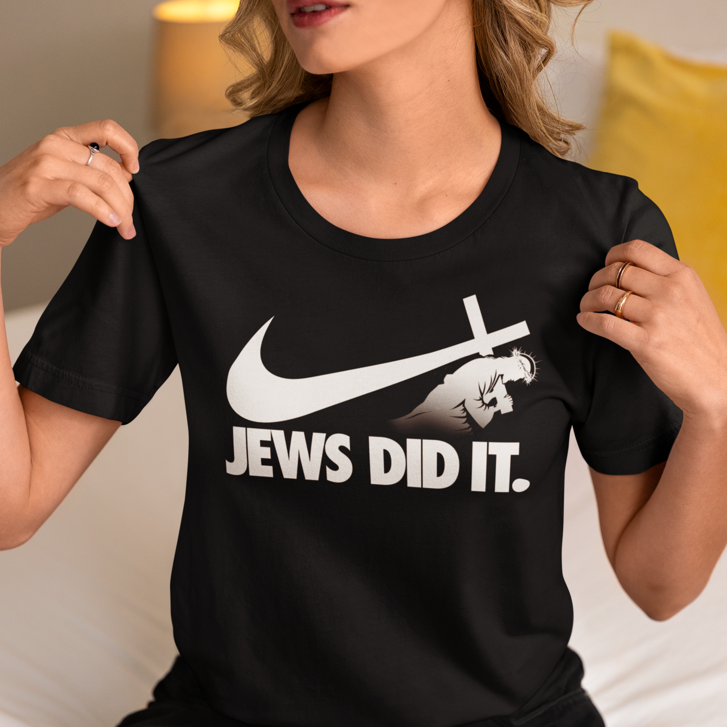 Jews did it Unisex Tee (Black)