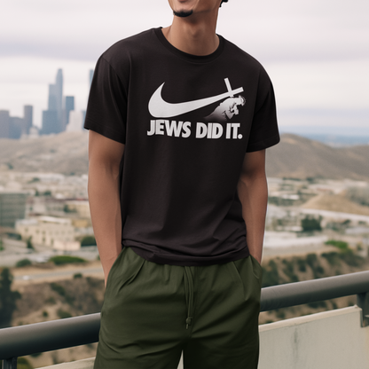 Jews did it Unisex Tee (Black)