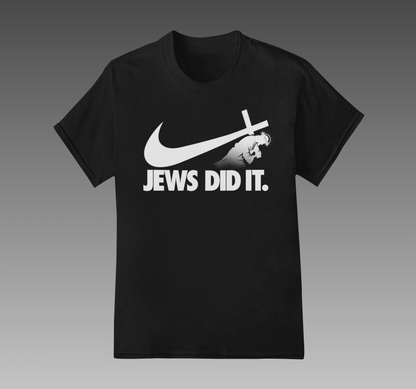 Jews did it Unisex Tee (Black)