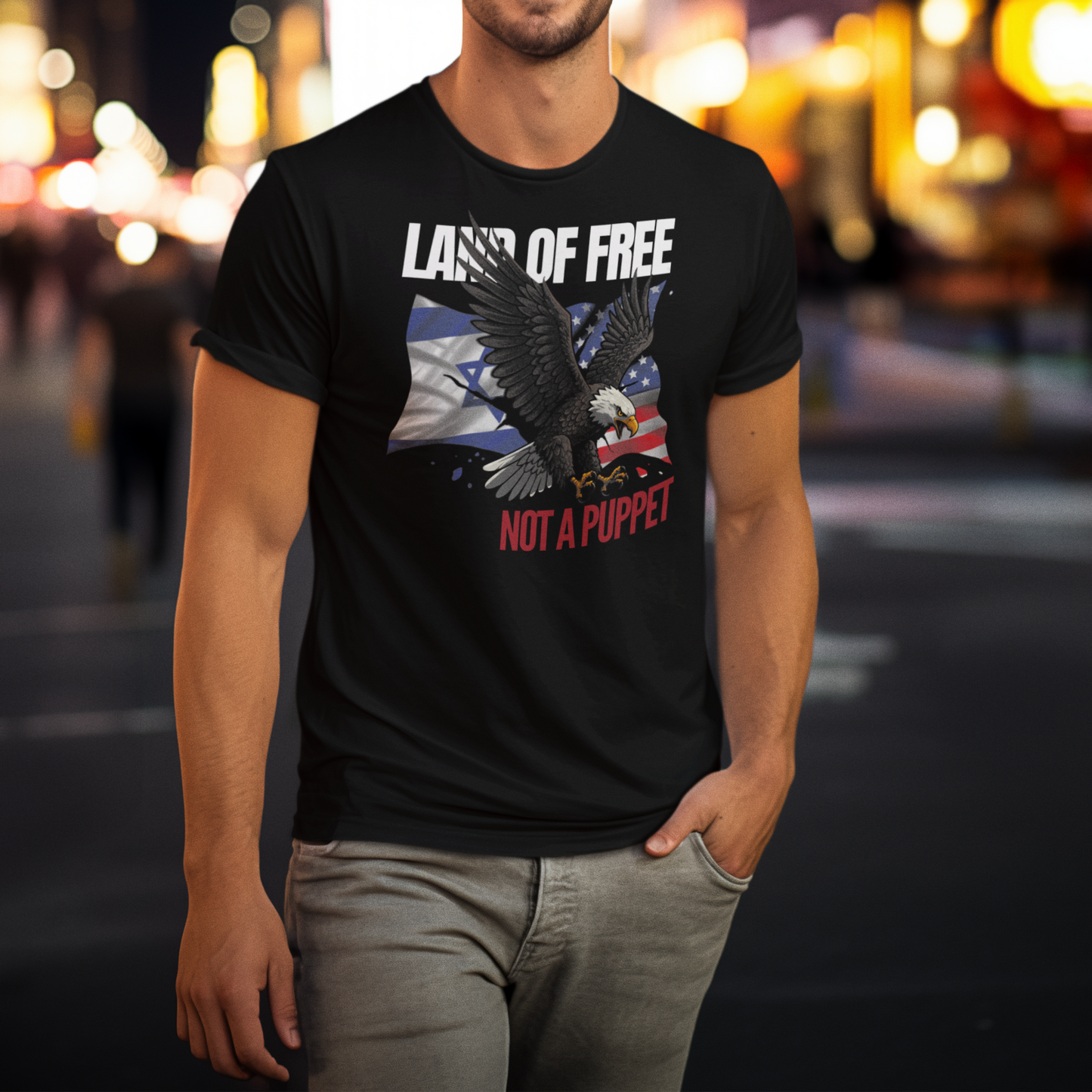 Land of Free not a puppet' Unisex T-Shirt