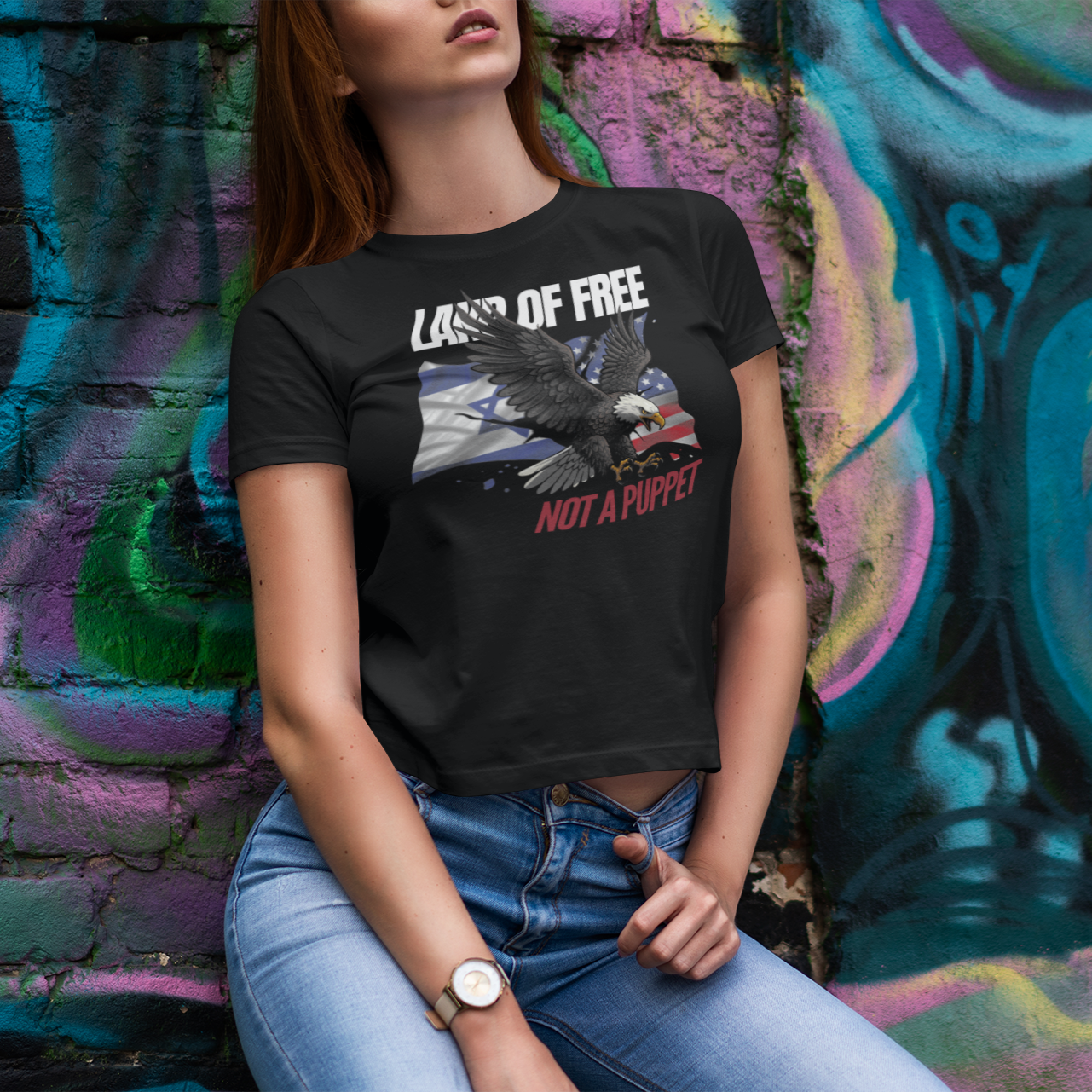 Land of Free not a puppet' Unisex T-Shirt