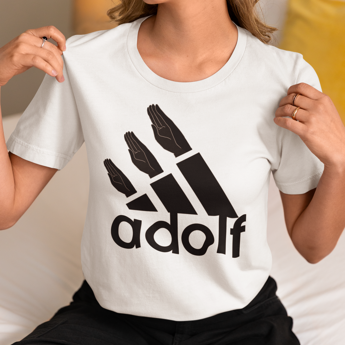 Adolf' Unisex Tee (White)